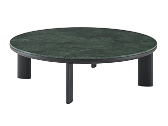 Round marble and ash coffee table LIGNE ROSET Saragosse 19960400