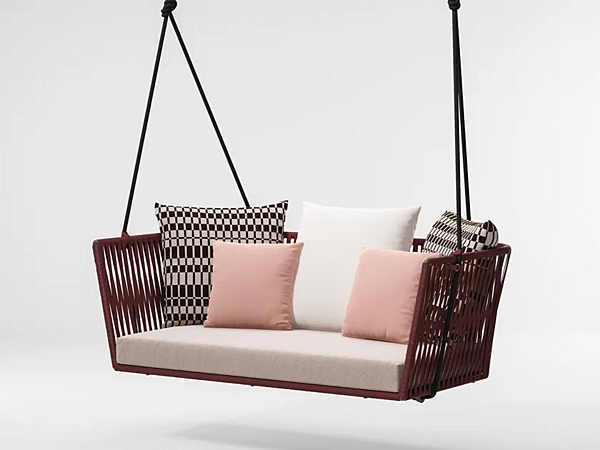 Garden Hanging Chair for Two KETTAL Bitta factory KETTAL from Italy. Foto №1