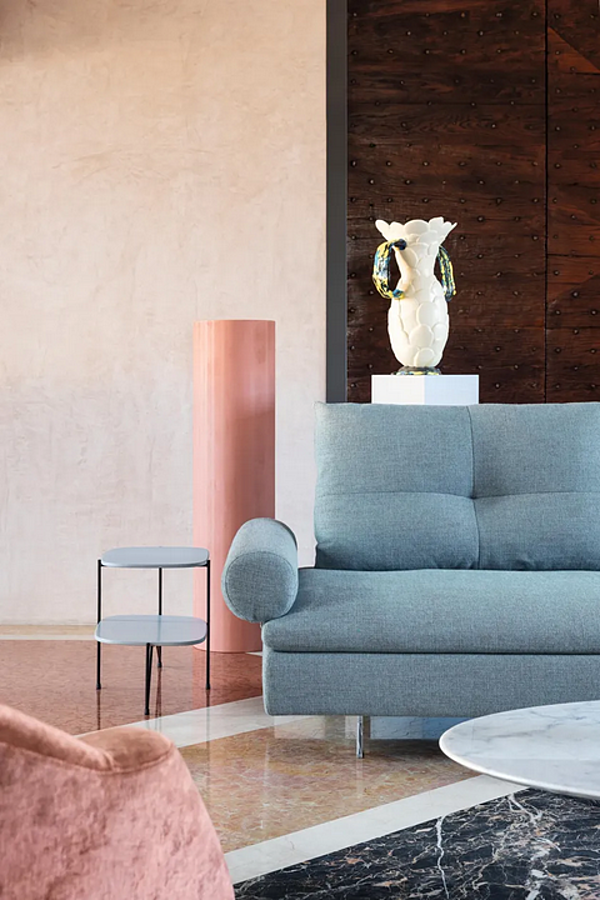 Sectional fabric sofa Limes New Saba factory SABA from Italy. Foto №6