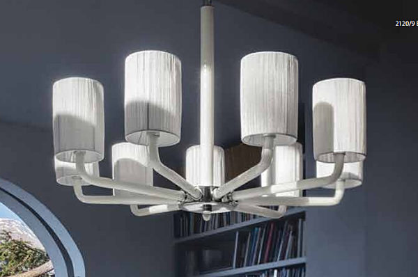 Chandelier SYLCOM 2120/9 factory SYLCOM from Italy. Foto №4