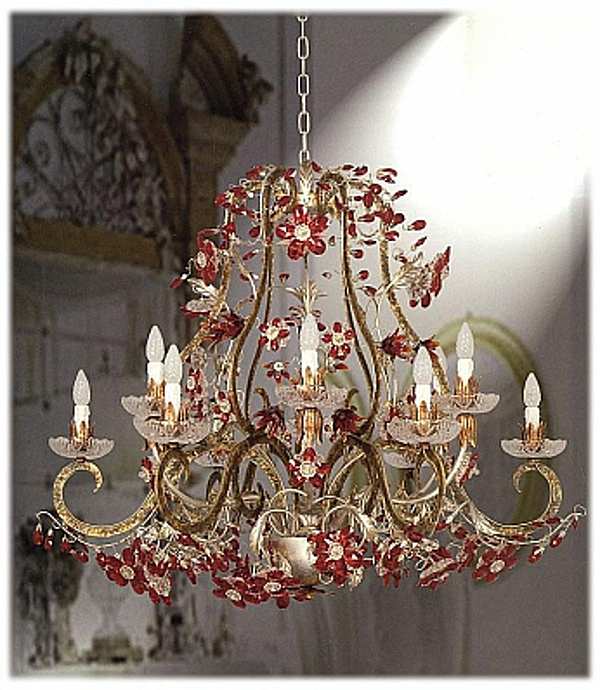 Chandelier MECHINI L275/12 factory MECHINI from Italy. Foto №1