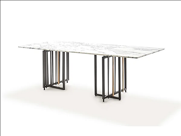 Rectangular marble dining table Adele FASEM factory FASEM from Italy. Foto №2