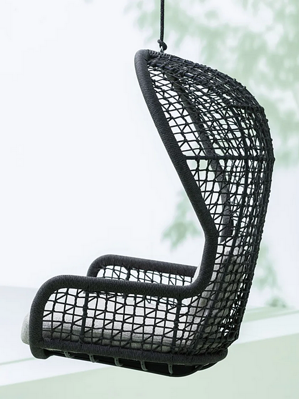 Garden Swing Seat Nido Emma Varaschin Polypropylene Stainless Steel 1 Seater factory VARASCHIN from Italy. Foto №4