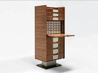 Wooden Secretary Desk with Drawers GIORGETTI Corium 62410, 62411