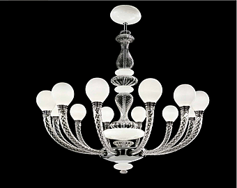 Chandelier Barovier&Toso Pigalle 5680/12