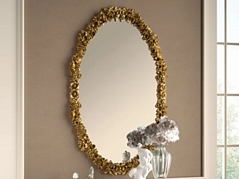 Oval Framed Wall Mounted Mirror Diamante CASA +39 801