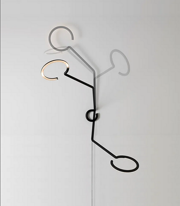 Metal Wall Lamp Vine Light Artemide 1567030A factory Artemide from Italy. Foto №7