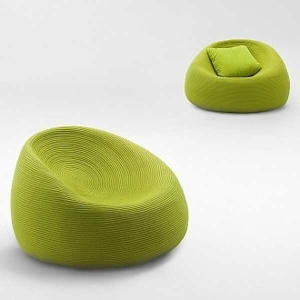 Armchair PAOLA LENTI B68G factory PAOLA LENTI from Italy. Foto №2