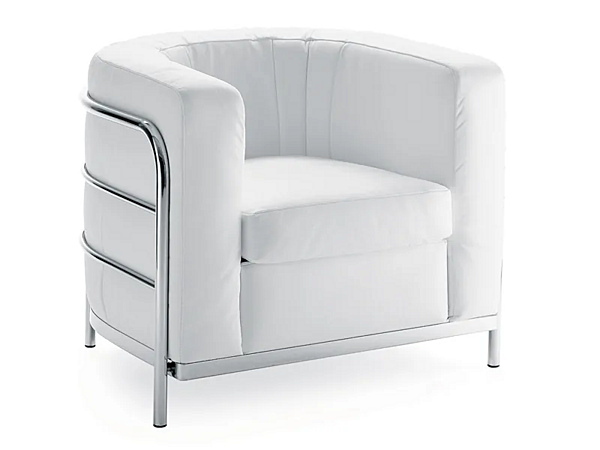 Upholstered armchair with removable cover Onda ZANOTTA factory ZANOTTA from Italy. Foto №1