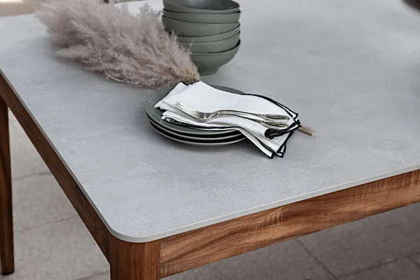 Rectangular Garden Table Dakota Atmosphera Porcelain Stoneware DK.T1 factory ATMOSPHERA from Italy. Foto №5