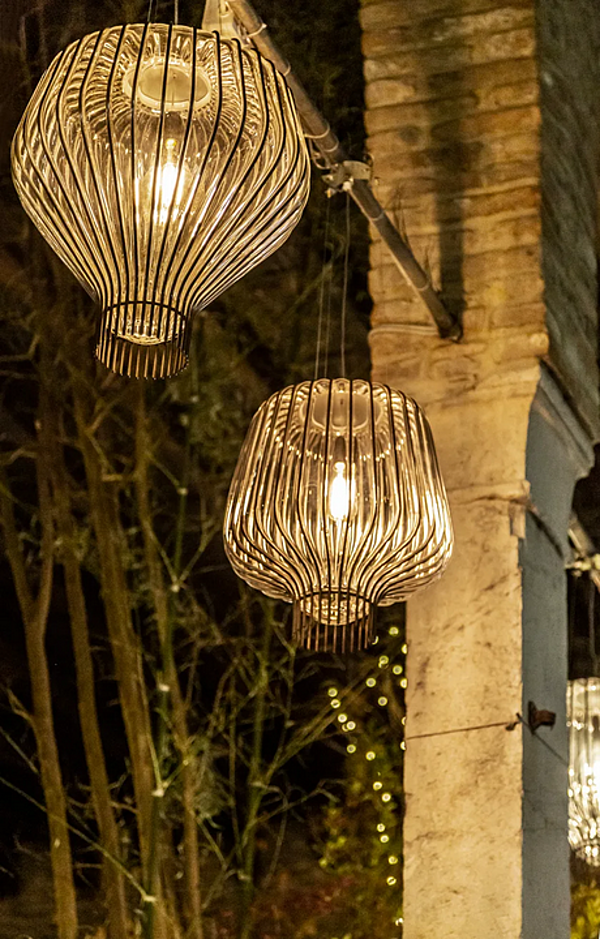 Outdoor pendant lamp Fabbian Saya F47 A13 15 23 factory Fabbian from Italy. Foto №3