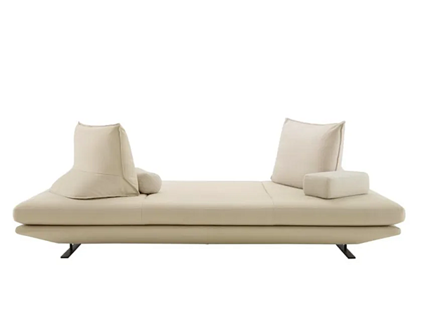 Upholstered fabric bench with back Prado Ligne Roset 11370405/505/605/705 factory LIGNE ROSET from Italy. Foto №3