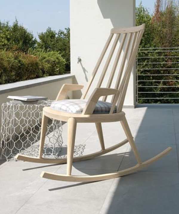 Rocking chair VOLPI 2SAP-001-0DS factory VOLPI from Italy. Foto №1