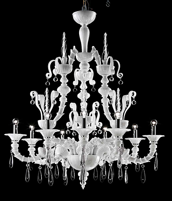 Chandelier Barovier&Toso Dhamar 5596/12 factory Barovier&Toso from Italy. Foto №2