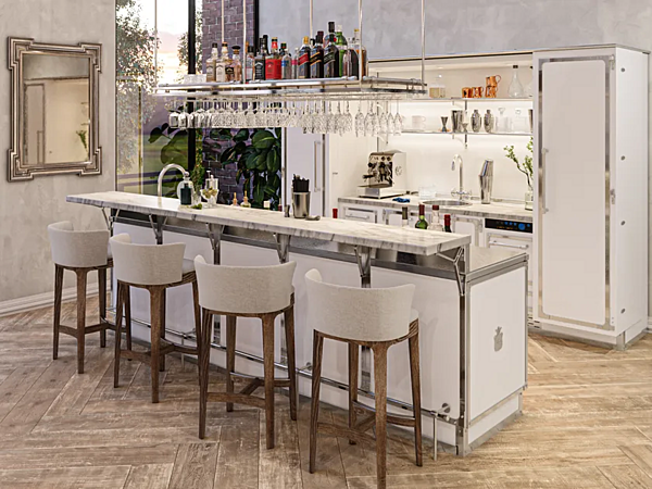 Customised Steel Home Bar Officine Gullo factory Officine Gullo from Italy. Foto №1