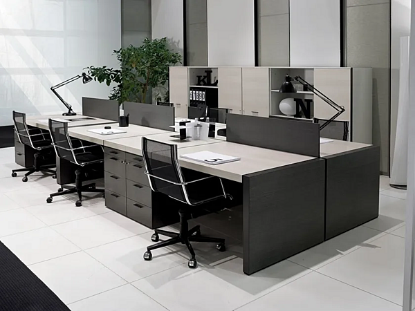 Modular Wooden Office Shelving Blade i 4 Mariani factory i 4 Mariani from Italy. Foto №3