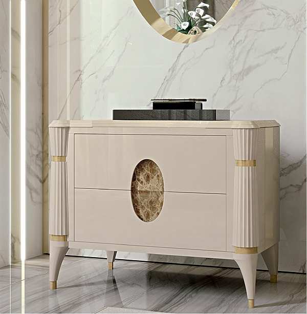 FRANCESCO PASI 9071 BEDSIDE TABLE  factory FRANCESCO PASI from Italy. Foto №1