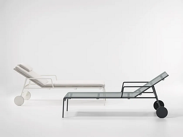 Fabric Recliner Sun Lounger KETTAL Park Life factory KETTAL from Italy. Foto №2