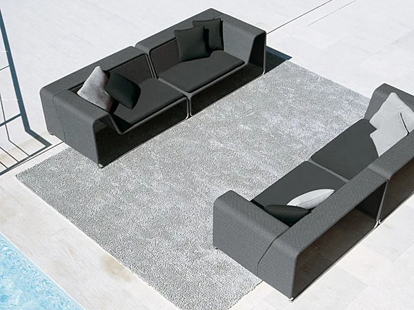 Sectional modular garden sofa island PAOLA LENTI outdoor fabric factory PAOLA LENTI from Italy. Foto №6