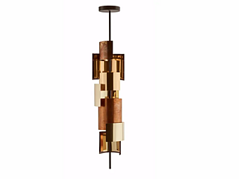 LED pendant lamp in brass Eris Gallotti&Radice LED pendant lamp in brass Eris Gallotti&Radice factory Gallotti & Radice from Italy