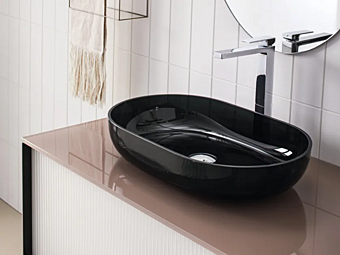Oval Countertop Washbasin Opalite Portofino ARTELINEA B01 Oval Countertop Washbasin Opalite Portofino ARTELINEA B01 factory ARTELINEA from Italy