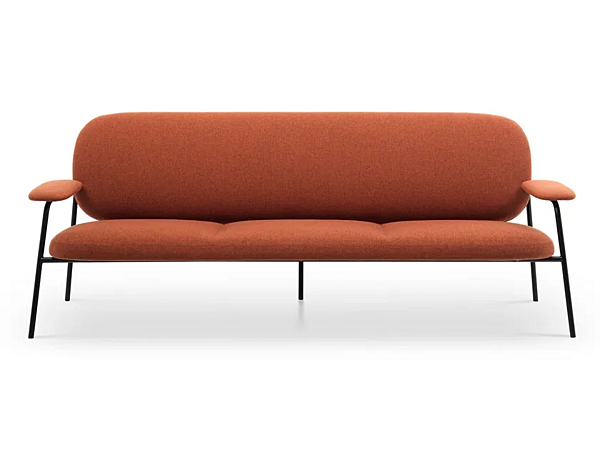 Three-Seater Fabric Sofa Philo Saba factory SABA from Italy. Foto №1