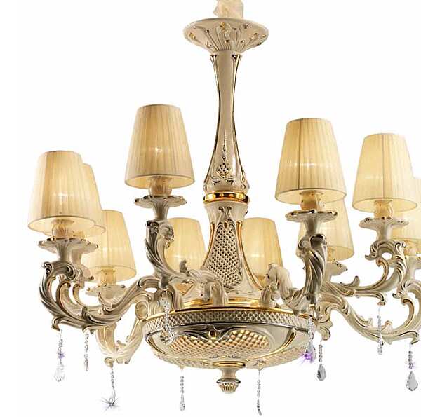 Chandelier LORENZON (F.LLI LORENZON) LL.25/AVOP/2PA/5-5F factory LORENZON (F.LLI LORENZON) from Italy. Foto №1