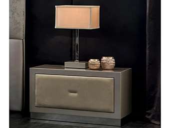 Rectangular bedside table with drawers Cortezari Keope Soft