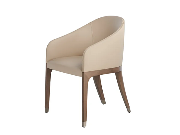 Eco-leather easy chair with armrests Potocco Miura 776 PW 776PW factory POTOCCO from Italy. Foto №1