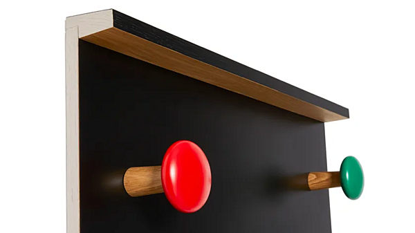 Wall Mounted Solid Wood Coat Rack CASSINA LC17 Portemanteau 017 factory CASSINA from Italy. Foto №3