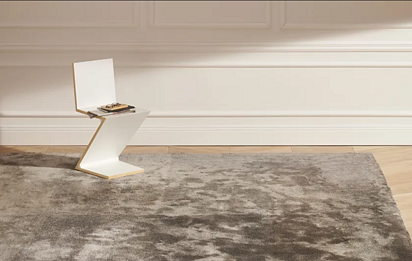 Rectangular fabric rug in solid color CASSINA In Touch factory CASSINA from Italy. Foto №3