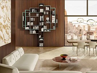 Sectional bookcase 30mm LAGO 1226 Sectional bookcase 30mm LAGO 1226 factory LAGO from Italy
