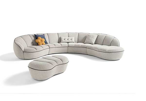 3-seater fabric sofa with soft back Egoitaliano Shai factory Egoitaliano from Italy. Foto №8