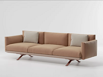 Three-Seater Fabric Garden Sofa Boma KETTAL