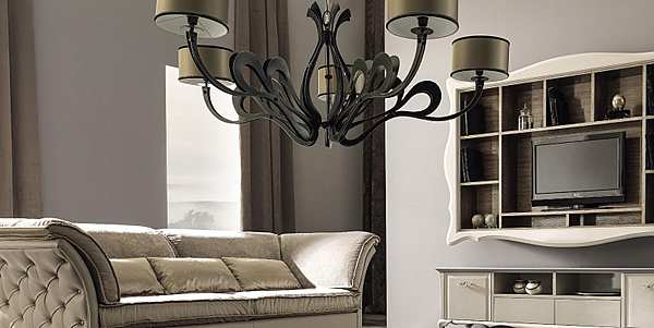 Chandelier CORTE ZARI Art. 1451-R factory CORTE ZARI from Italy. Foto №1