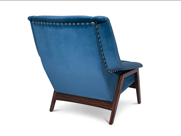 Upholstered Velvet Armchair Inca BRABBU factory BRABBU from Italy. Foto №4