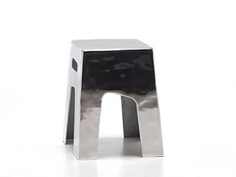 Aluminium Coffee Table Stool Gervasoni Inout 46in factory Gervasoni from Italy