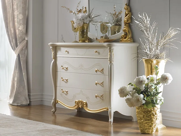 Wooden chest of drawers CASA +39 La Fenice 1305 factory CASA +39 from Italy. Foto №3