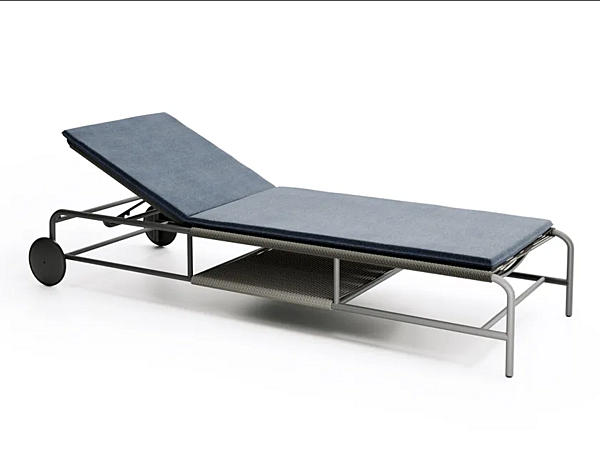 Aluminium Sun Lounger with Castors Air Atmosphera factory ATMOSPHERA from Italy. Foto №10