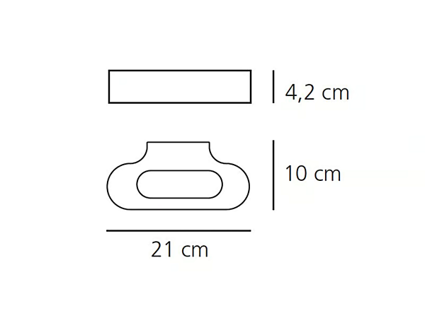 Wall lamp in die cast aluminium Talo Artemide factory Artemide from Italy. Foto №19