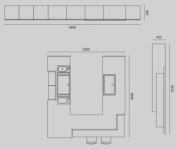 Custom Wooden Kitchen Contemporary 3.0 Old Line factory Oldline from Italy. Foto №12