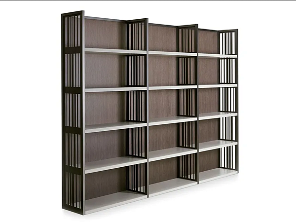 Freestanding wooden bookcase grid i 4 Mariani factory i 4 Mariani from Italy. Foto №1