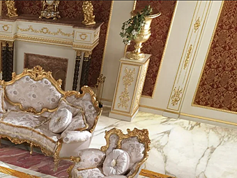 Wooden pedestal 15614 Modenese Luxury Interiors