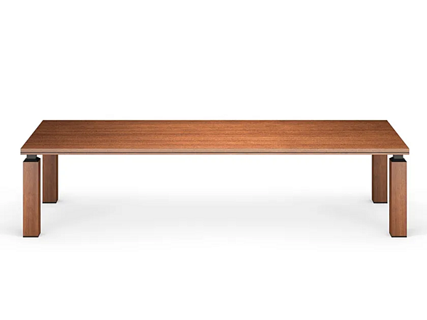 Rectangular wood veneer meeting table Ares i 4 Mariani factory i 4 Mariani from Italy. Foto №1