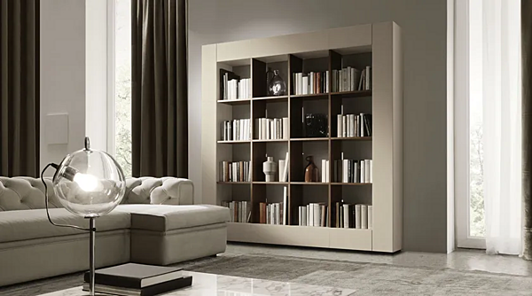 Wooden Bookcase Loop i 4 Mariani factory i 4 Mariani from Italy. Foto №4