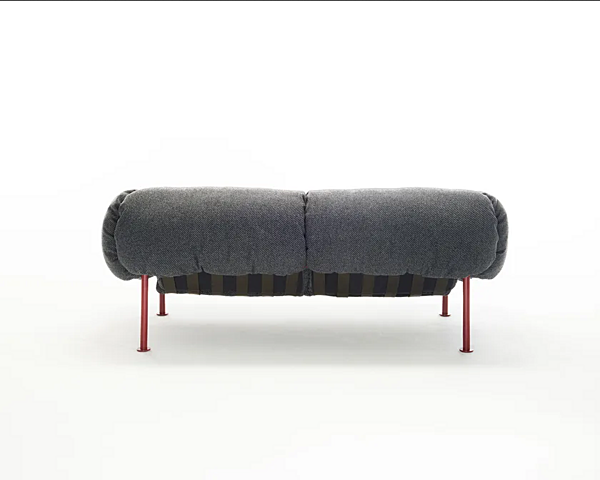 Two-seater fabric sofa with soft back ZANOTTA Za Za factory ZANOTTA from Italy. Foto №3