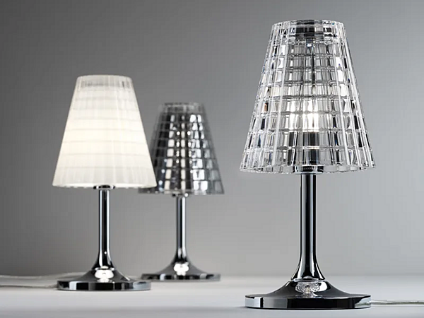 Halogen crystal table lamp Fabbian Flow factory Fabbian from Italy. Foto №4