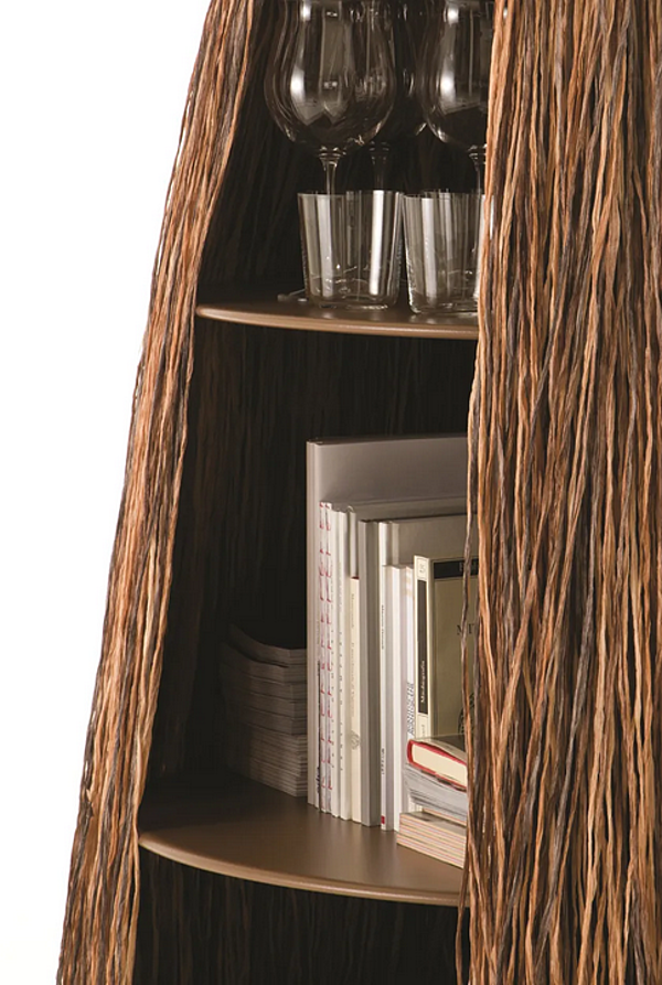 Freestanding raffia bookcase Edra Cabana CNA010 factory EDRA from Italy. Foto №3