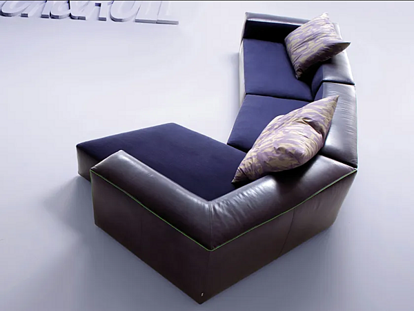 Sectional sofa in fabric with soft back ERBA ITALIA Architettura factory ERBA ITALIA from Italy. Foto №4