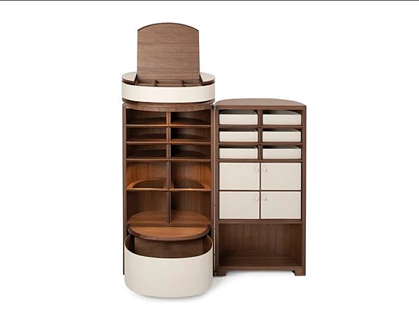 Wooden cabinet with integrated lighting GIORGETTI Houdini 50121, 50131 factory GIORGETTI from Italy. Foto №2